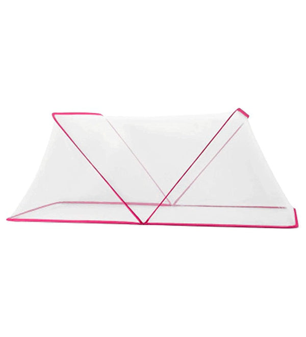 online Moustiquaire pour Lit Pliant 190x135 cm Hexagonale en Filet Nylon Rose