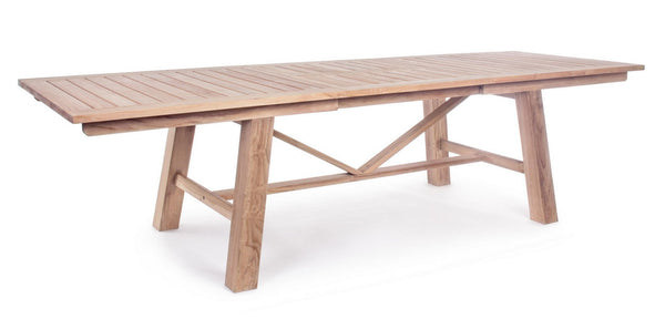 Tavolo Allungabile da Giardino 220/300x100x77.5 cm in Legno Teak Maryland Natural online