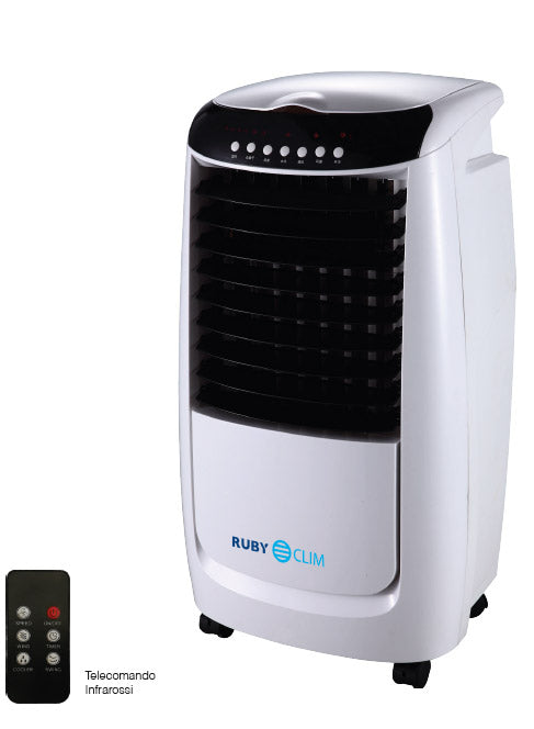 Raffrescatore Ventilatore Purificatore d'Aria 8 Litri 65W Ruby Clim AC-28