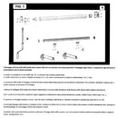 Tenda da Sole a Caduta 2x2,5m Tessuto in Poliestere Disegno P6002