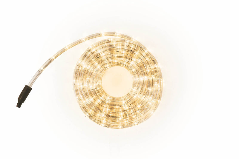 Tubo LED Natalizio 8m Bianco Caldo 8 Funzioni 147 LED Soriani