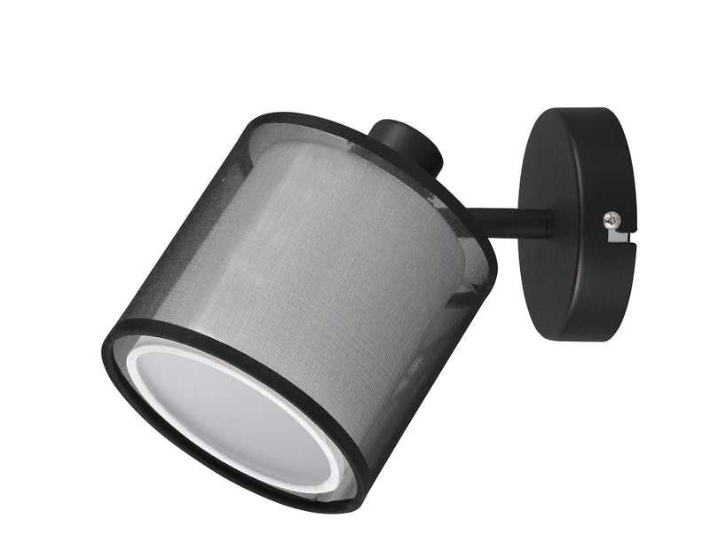 Faretto da Interno Attacco E14 in Metallo Nero Opaco