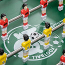 Tavolo da Gioco 6 in 1 Multigioco 118x104x71 cm con Calcio Balilla Biliardo Air Hockey Ping Pong Anelli e Hockey su Prato      