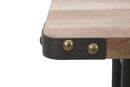 Tavolo da Pranzo Manhattan 160x91,5x76 cm in Ferro e MDF