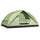 Tenda da Campeggio per 3 Persone Impermeabile 205x275x135H cm con Tasche e Gancio per Lanterna Verde