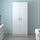 Armoire 247x58x90 cm avec deux portes en frêne blanc