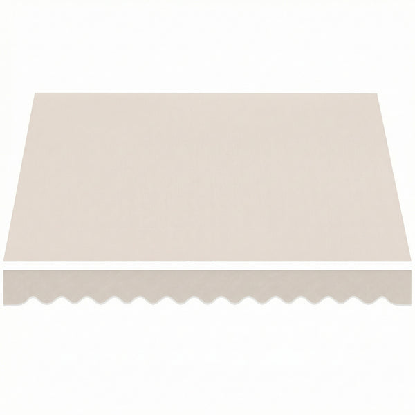 Telo di Ricambio per Tenda Parasole Retrattile 337x250 cm in Poliestere UV 50+ Crema sconto