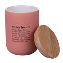 Barattolo Superfood 750 ml in New Bone China VdE Tivoli 1996 Rosa
