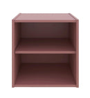 Cubo Composite con Mensola 35x35x35 cm in Compensato  Mattone
