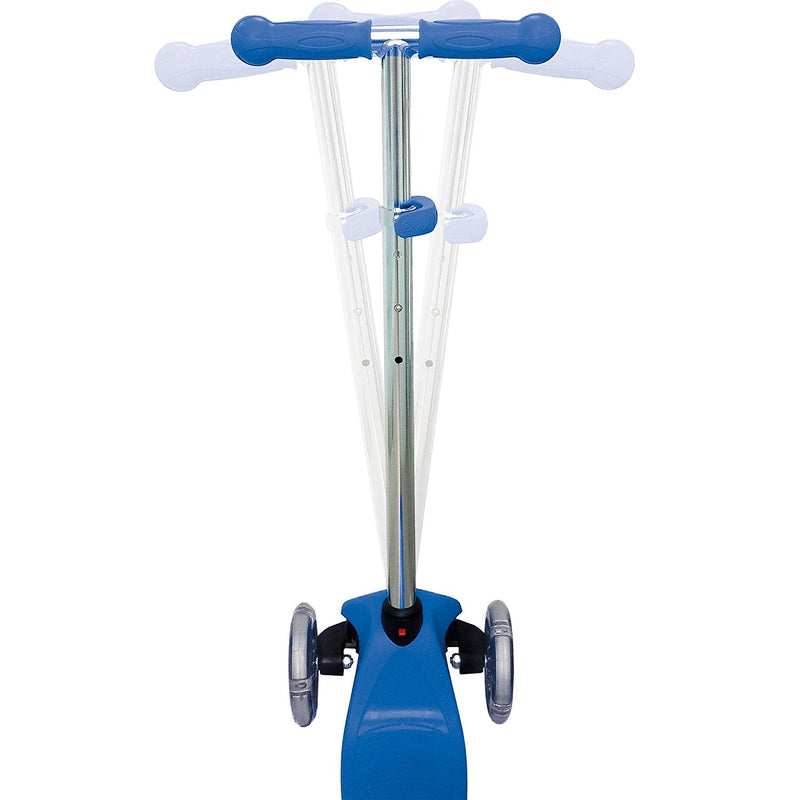 Monopattino a 3 Ruote a LED 3 Altezze Max 50Kg Globber PRIMO Fantasy Lights Up Racing Blu