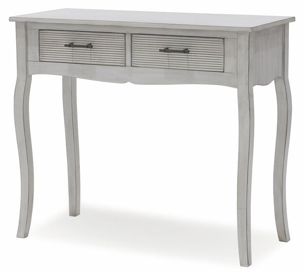 acquista Console 2 Tiroirs 90x38x78 cm en Bois Soriani Gris Antique