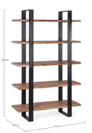 Libreria 5 Ripiani 110x40x180h cm Artur 