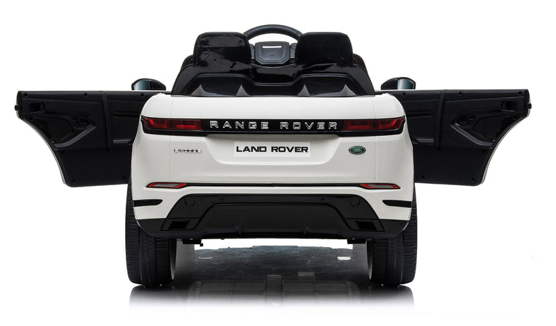 Macchina Elettrica per Bambini 12V con Licenza Land Rover Evoque Bianca