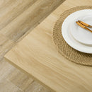 Tavolo con Armadietto 110x70x75,5 cm in Legno Trciolare Bianco e Naturale