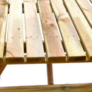 Tavolo Pic Nic 178x154x72 cm con 2 Panche Easy in Legno di Pino Impregnato  