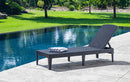 Lettino Prendisole da Giardino 187,5x58x29 cm in Resina Keter Jaipur Antracite