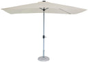 Ombrellone da Giardino 3x3 m Palo Ø48 mm in Alluminio con LED Morel Ecrù