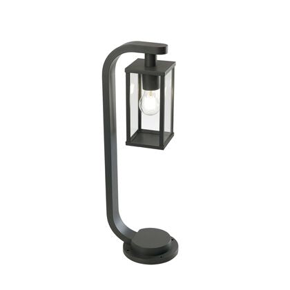 Lampada Palo da Giardino E27 60W in Alluminio Sovil Nero