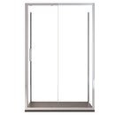 Box Doccia 3 Lati 1 Anta Scorrevole in Cristallo Trasparente 6mm H195 Bonussi Edvige Varie Misure