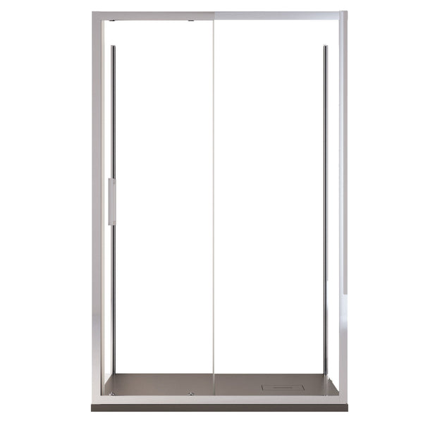 Box Doccia 3 Lati 1 Anta Scorrevole in Cristallo Trasparente 6mm H195 Bonussi Edvige Varie Misure acquista