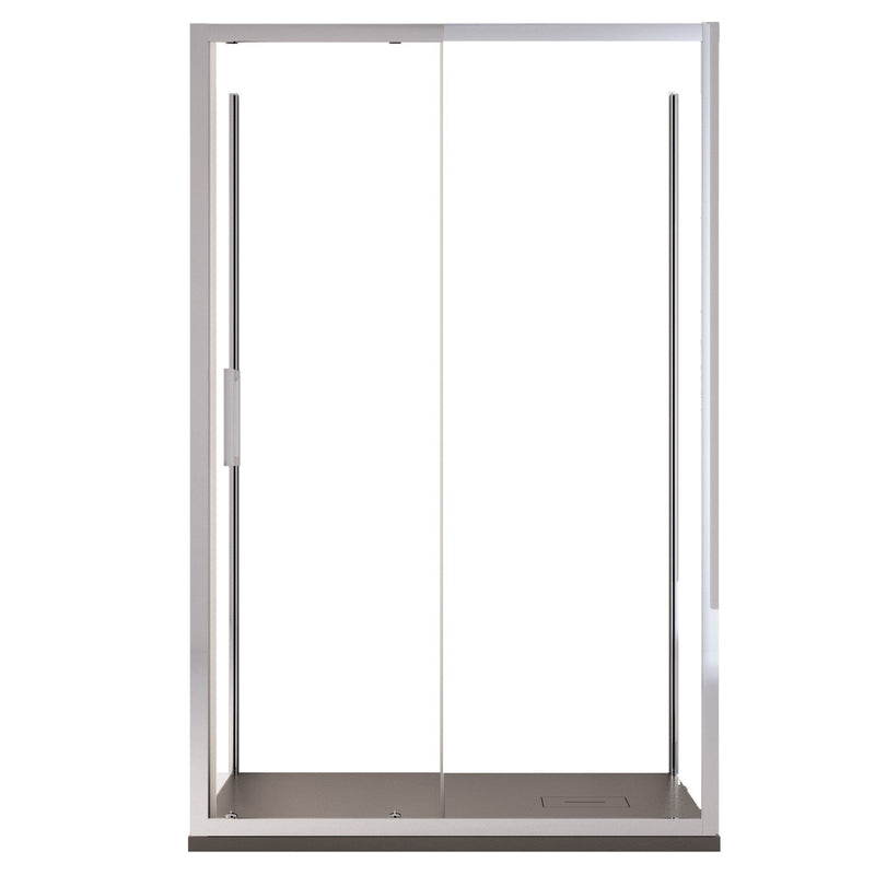 Box Doccia 3 Lati 1 Anta Scorrevole in Cristallo Trasparente 6mm H195 Bonussi Edvige Varie Misure