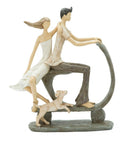 Coppia More con Motorino 26,5x10,7x30 cm in Poliresina