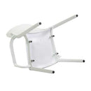 Sedia da Giardino 54,5x53xh84 cm in Polipropilene Alezio Bianco