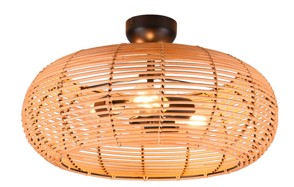 Plafoniera da Interno Attacco E27 in Tessuto Naturale prezzo