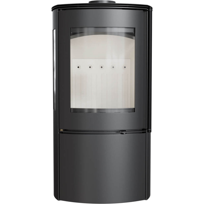 Stufa a Legna 6/11KW in Acciaio Flig Santa Monica Plus Nera