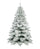 Albero di Natale Artificiale Floccato Effetto Realistico Innevato 150 cm 515 Rami Bianco Effetto Neve