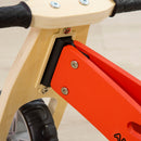 Triciclo per Bambini  Senza Pedali in Legno Rosso