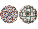 Set 2 Piatti Pizza Ø33x2 cm  in Porcellana VdE Tivoli 1996 Barrio 
