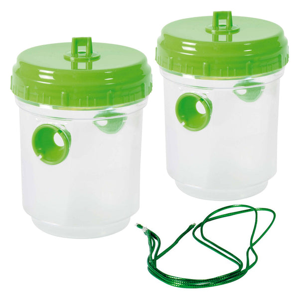 online Lot de 2 Pièges à Guêpes et Insectes en Plastique Vert Rama