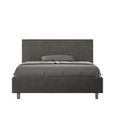 Letto Matrimoniale Adele Grigio Varie Misure