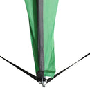 Tenda da Spiaggia Campeggio Protezione Raggi UV Verde e Grigio 3.3x3.3x2.55 cm 