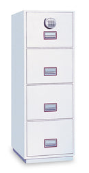 Classificatore Ignifugo Serratura Elettronica 4 Cassetti Technomax - 1471X528X675Mm