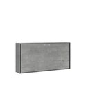 Letto Singolo a Scomparsa Salvaspazio Orizzontale Kando H97 cm Grigio
