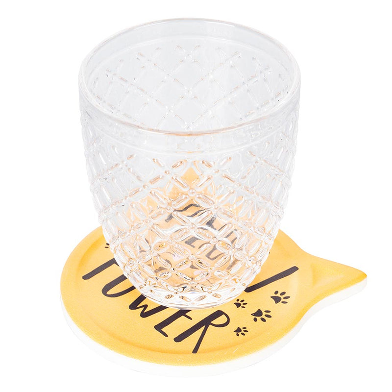 Set 3 Sottobicchieri 10x10x1 cm  in Ceramica VdE Tivoli 1996 Cat