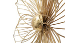 Pannello Flowery Stick 60x8x54 cm in Ferro Oro