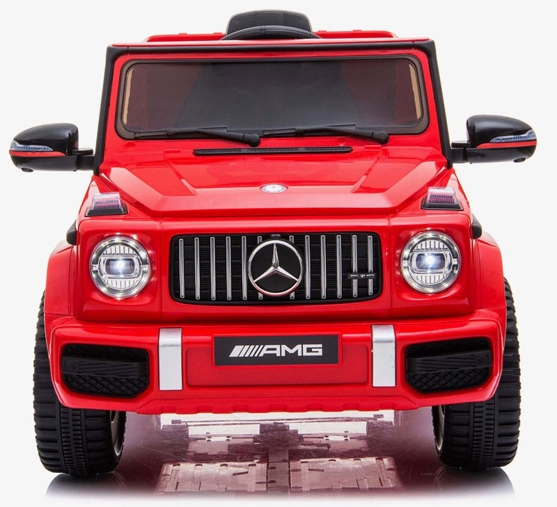 Macchina Elettrica per Bambini 12V con Licenza Mercedes G63 AMG Fuoristrada Rossa
