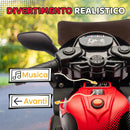 Moto Elettrica per Bambini da 18-36 Mesi 6V con Rotelle Rimovibili Fari e Musiche Integrate Rosso      