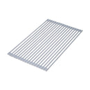 Scolapiatti in Acciaio e Silicone Flessibile Plastica Grigia Acciaio e Tecnoplastica Emuca