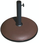 Base per Ombrellone da Giardino Ø41,5 cm 15 Kg in Ferro Soriani Marrone