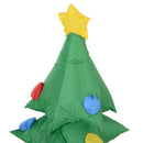 Albero di Natale Gonfiabile 120 cm in Poliestere con Luci LED 