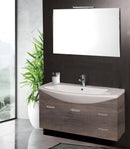 Mobile da Bagno Sospeso 108cm Mazzoni Manhattan Grigio Frassinato