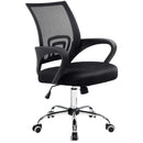 Sedia Poltrona Direzionale da Ufficio con Schienale Traspirante Nero