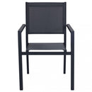 Poltrona Jamaica 55x58x85 h cm in Textilene Antracite