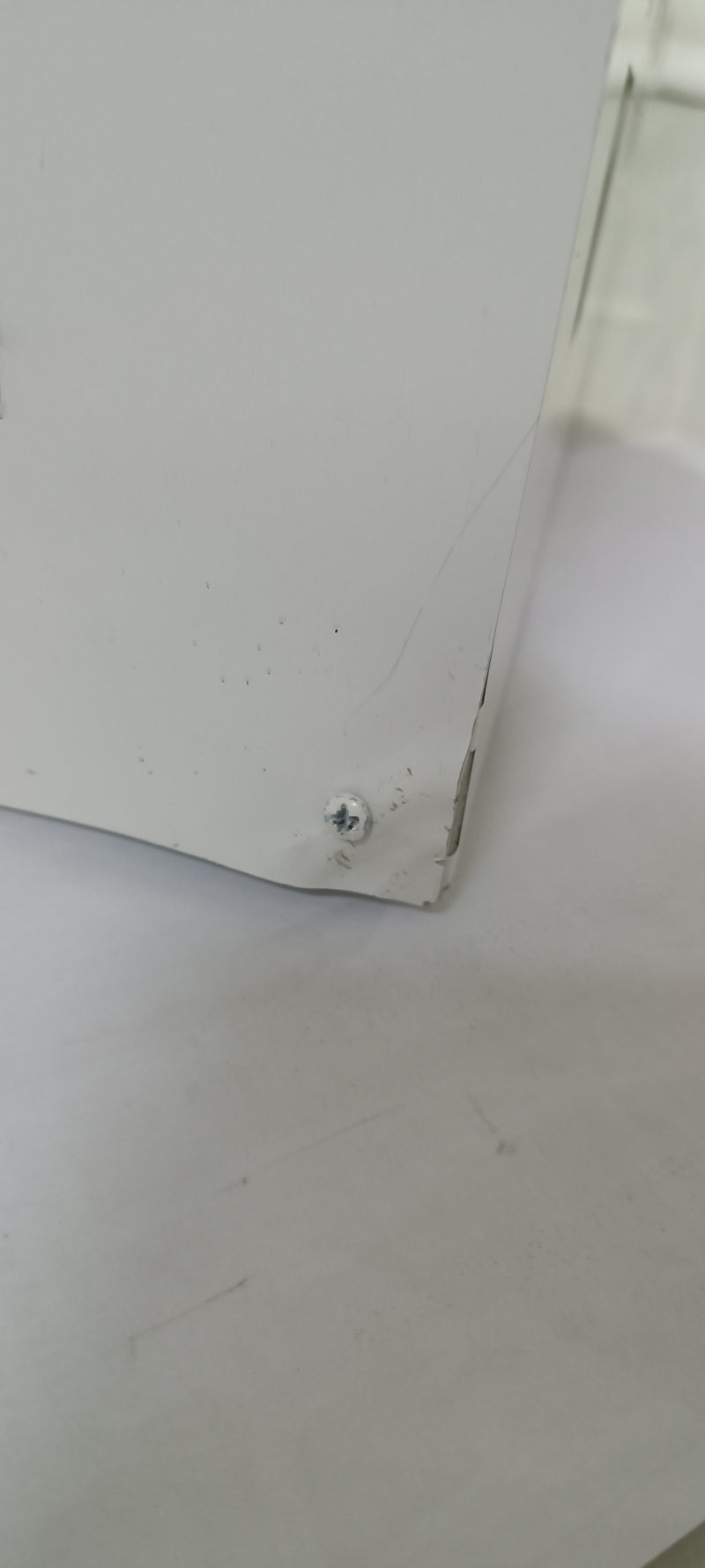 Copri Condizionatore 96x52x82 cm in Alluminio Glam L Bianco Seconda Scelta