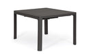 Tavolo Allungabile da Giardino 149x97/149x77.5 cm in Alluminio Kiplin Antracite