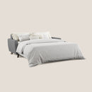 Divano Letto 3 Posti 208x97x96 cm in Tessuto Grigio